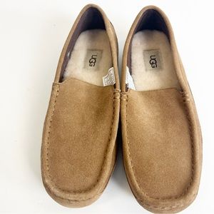 UGG loafers sheepskin wool suede slipon  slippers